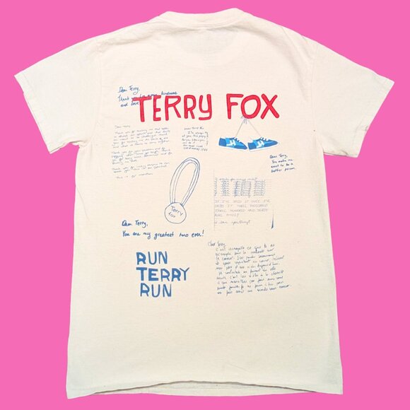 Terry Fox Adidas T-Shirt Size S - Picture 2 of 3